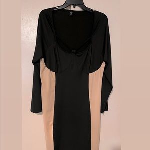 ✨Black & Tan Party Dress! Size 2x